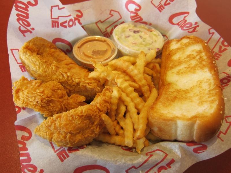 Raising Canes Chicken Meal