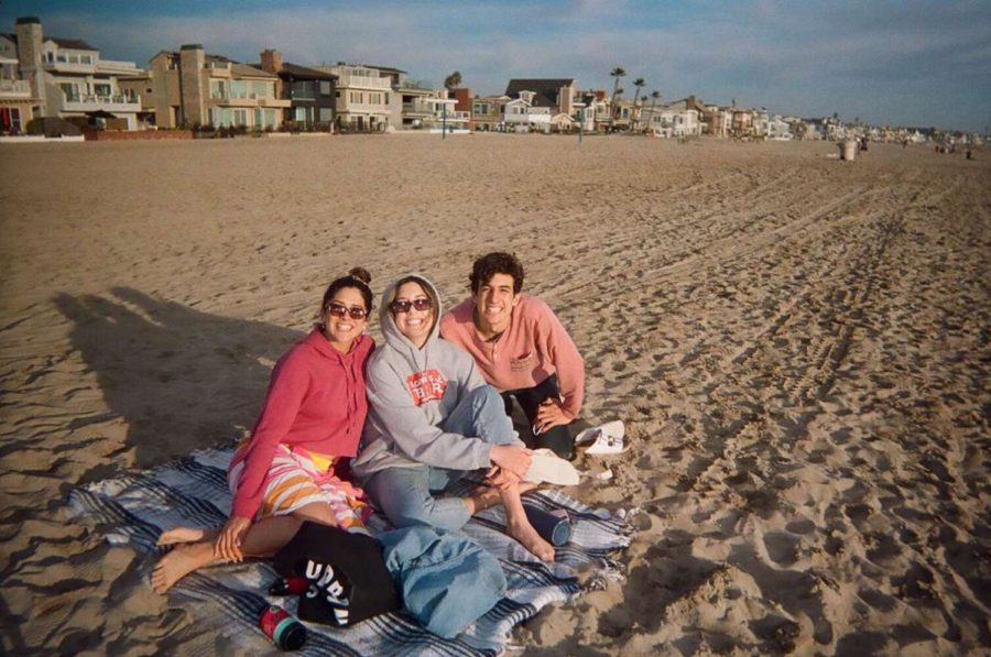 Rosary alumn, Lauren Vasquez spent time at the beach with her brother and sister.
