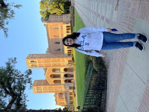 Me beaming in front of the iconic Royce Hall.
(Photo Credit: Madola Nassar)
