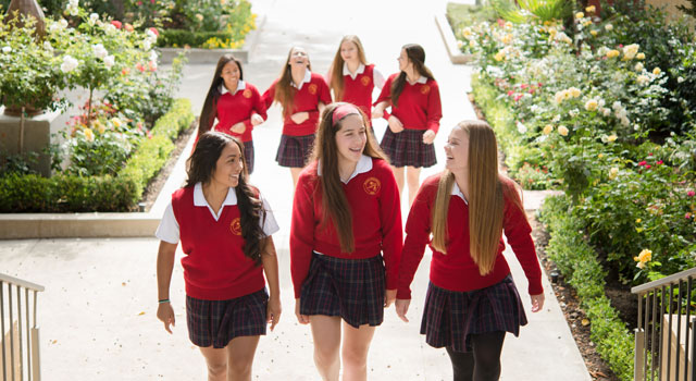 At Rosary students are encouraged to be empowered young women.