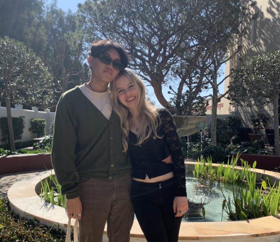 Calista Fejeran 22 and Donovan Decano 22 visited The Getty together. 