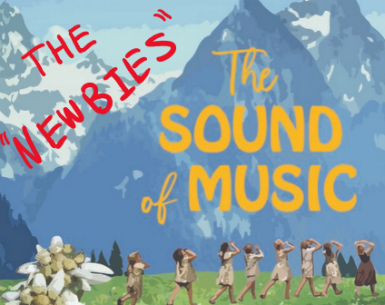 The advertising picture for The Sound of Music put on by the actors of Trinitas.