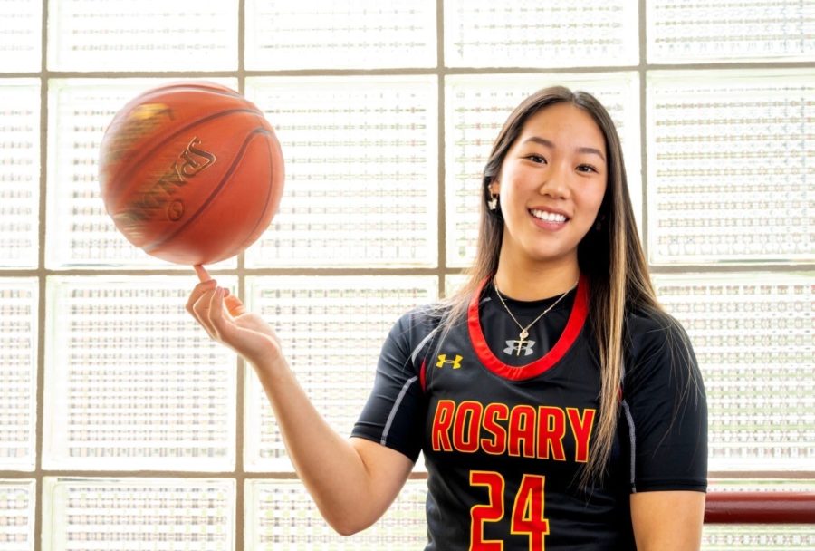 Kaylee Byon had a successful senior basketball season for her last year at Rosary.