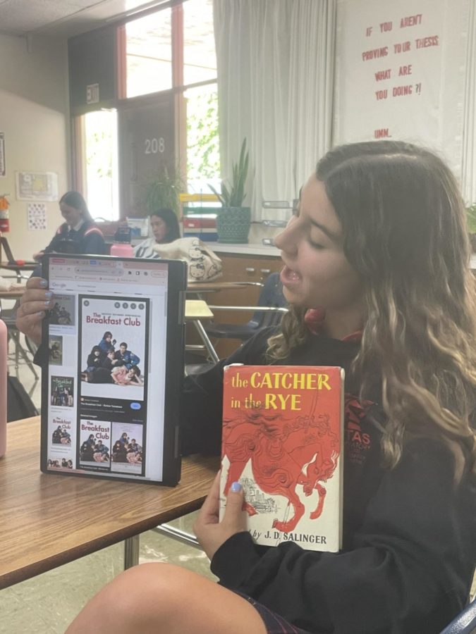 A Catcher in the Rye and its movie counterpart, The Breakfast Club. Photo Provided by: Cadiz Salazar 