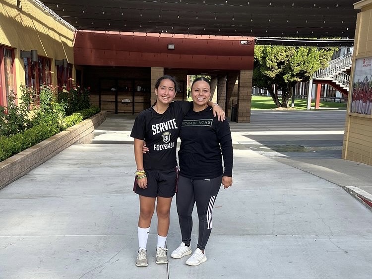 Marisol and her coach are all smiles! (Photo provided by: Marisol Reza)