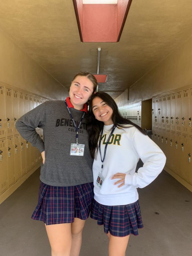 Here is an official reveal of the two girls, Emma Oskorus 23 and Reagan Beuerlein 23, who work together on the Royal Reporters official Instagram. 