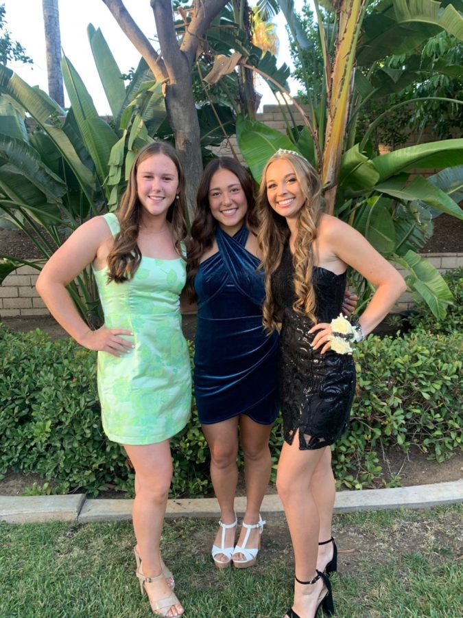 Colleen Schmitt 23, Danica Silvestri 23, and Tatum Larson 23 looking so cute in their dresses. I cant promise that these were their first choice.