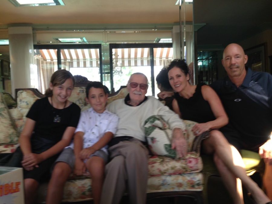 My family with Stan Lee.