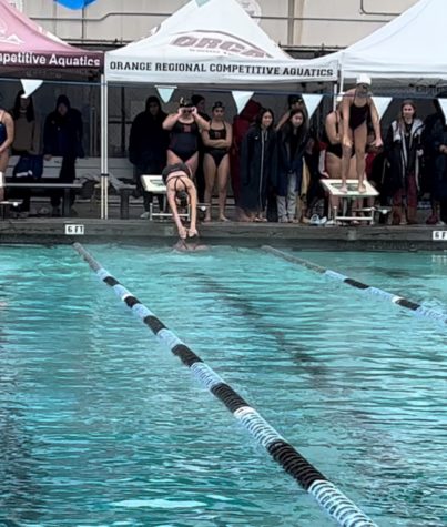 Rosary Swim dives into the Trinity League season with league opener against Orange Lutheran