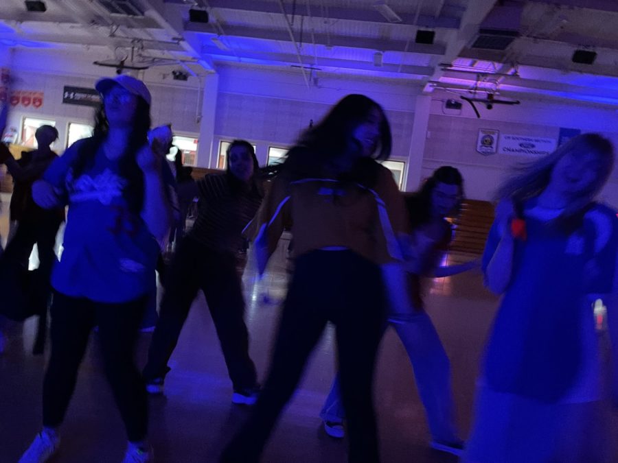 Students take on the sporty spring dance