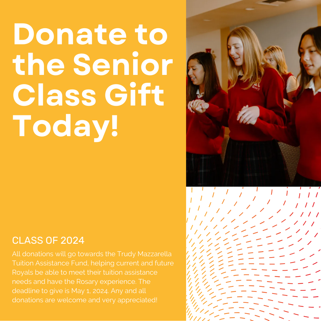All donations to this years senior class gift are very appreciated!