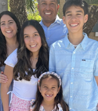 Sophomore Bella Vallejo enjoys the Easter Season with her family.