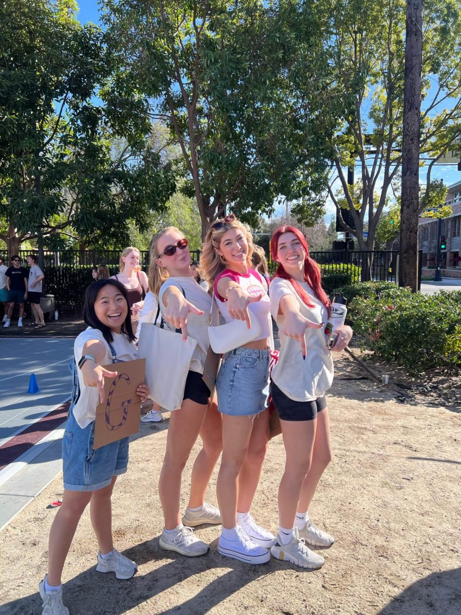 Keira and her Gamma Phi Beta sisters have a blast at Chapman Greek Life events!