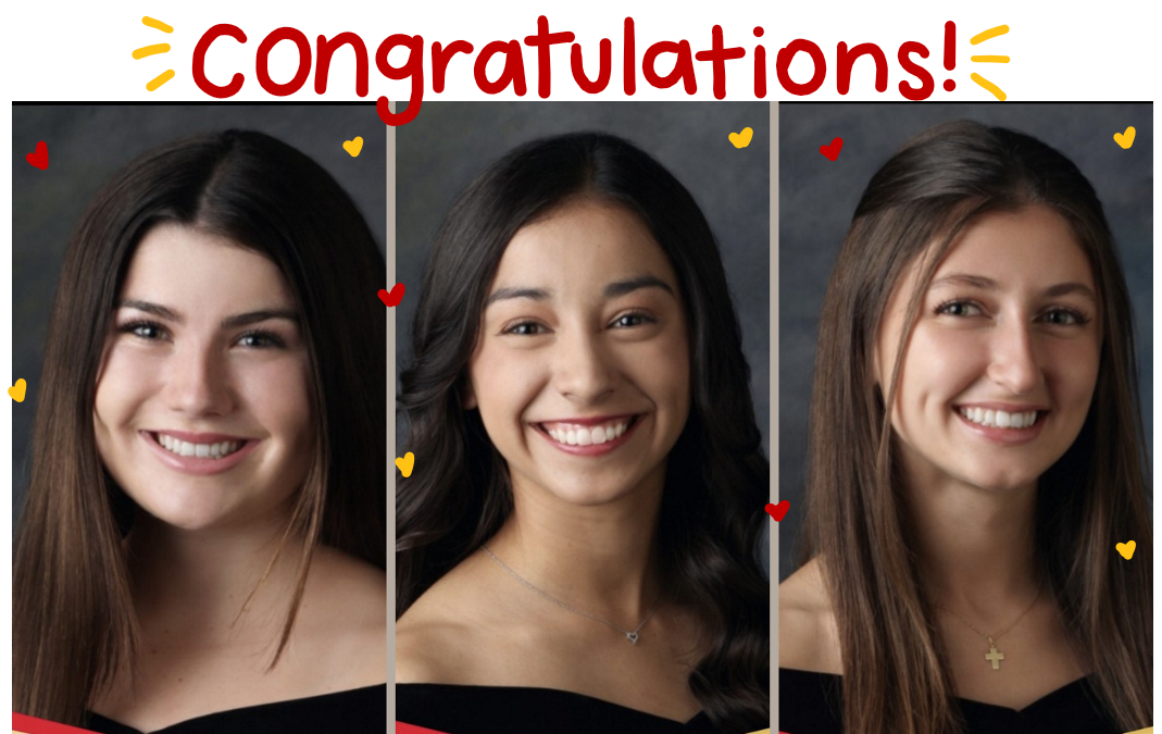 Our Valedictorian and Salutatorians are shining bright!