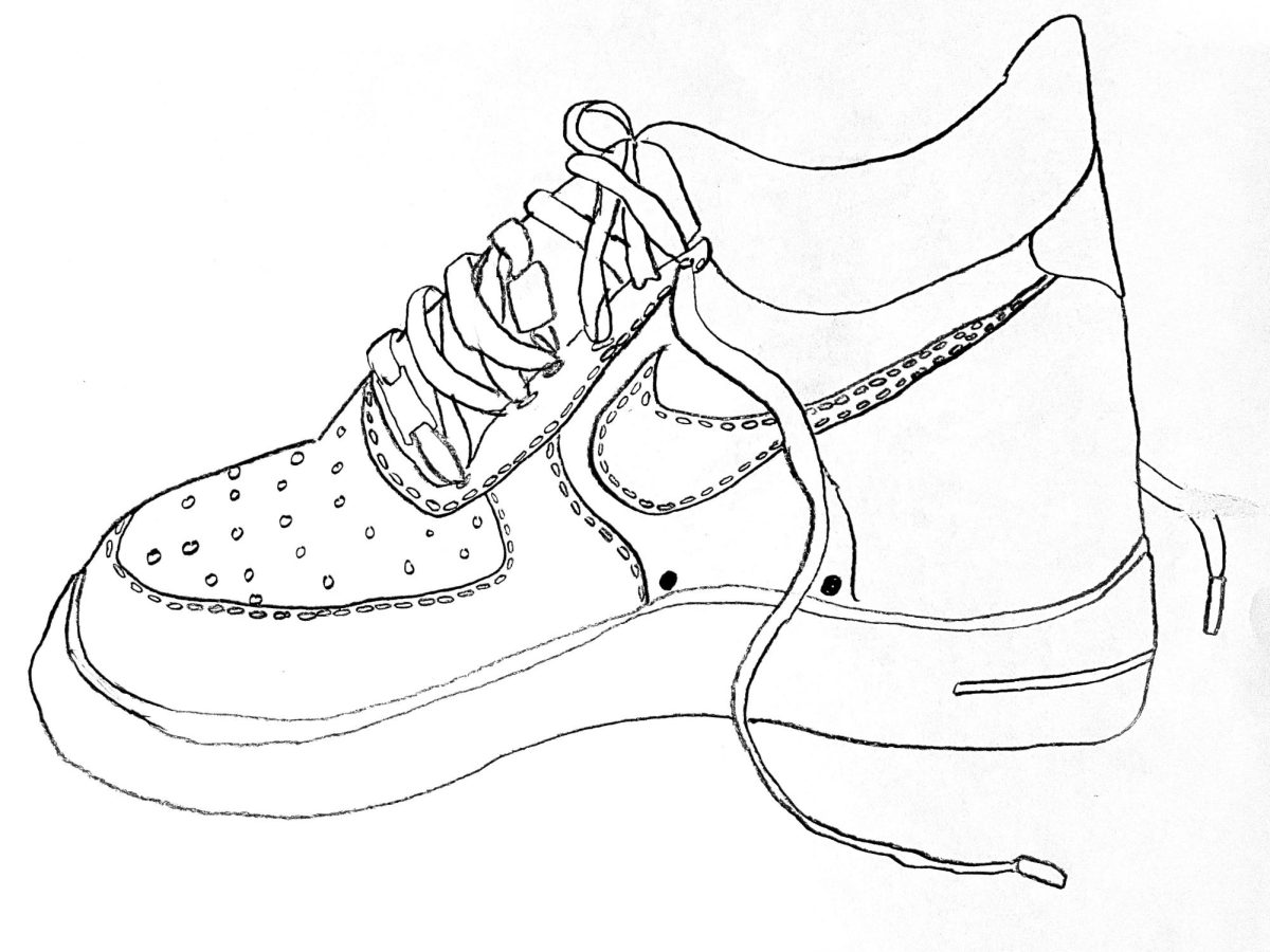 My very first art class project was a drawing of my favorite shoes.