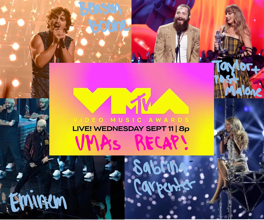 Highlights from the 2024 VMAs with performances from several artists.  