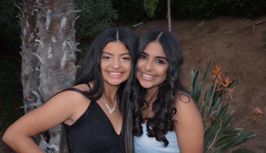 Photo Provided By: Hannah Palos 

Hannah Palos and Alinna Rivera, sophomore year, before they go to Homecoming. 