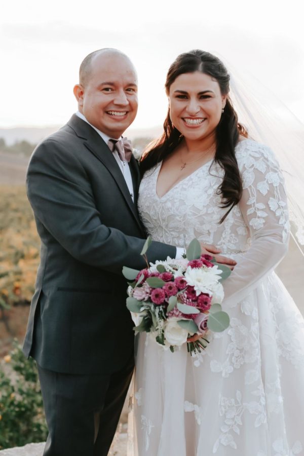 Mr. Guerrero and his wife on their wedding day!
Photo provided by: Mr. Guerrero