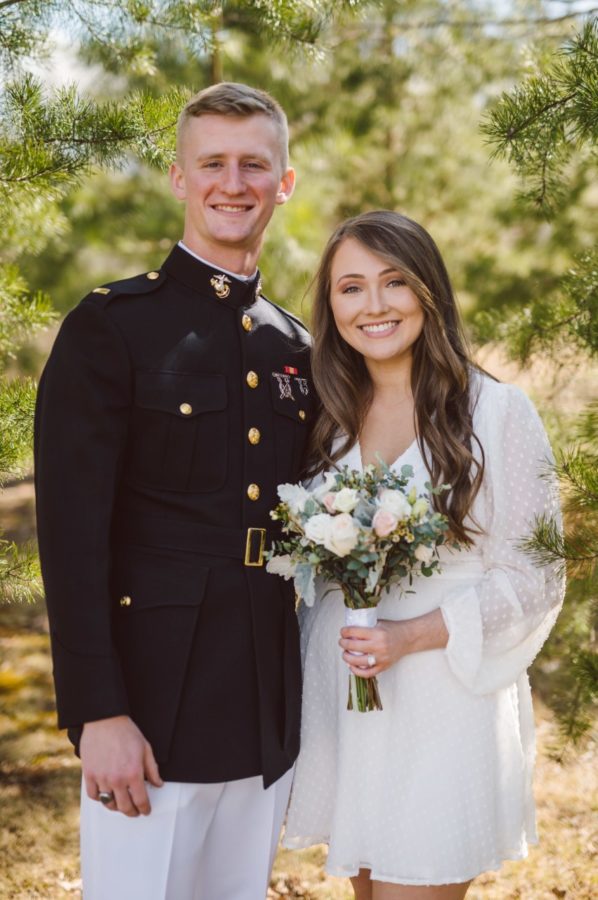 Mr. and Mrs. LeClair on their wedding day! (Photo provided by Mrs. LeClair)