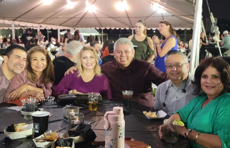 Parents having fun at Friar Feast! (Photo Provided by Sylvia Salazar)