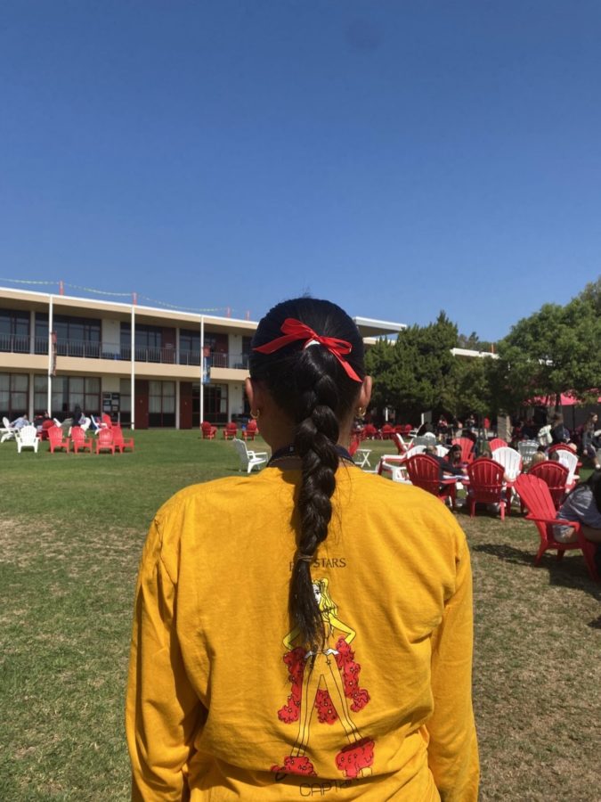 Emma Oskorus '23 and her oh-so-cute hair!