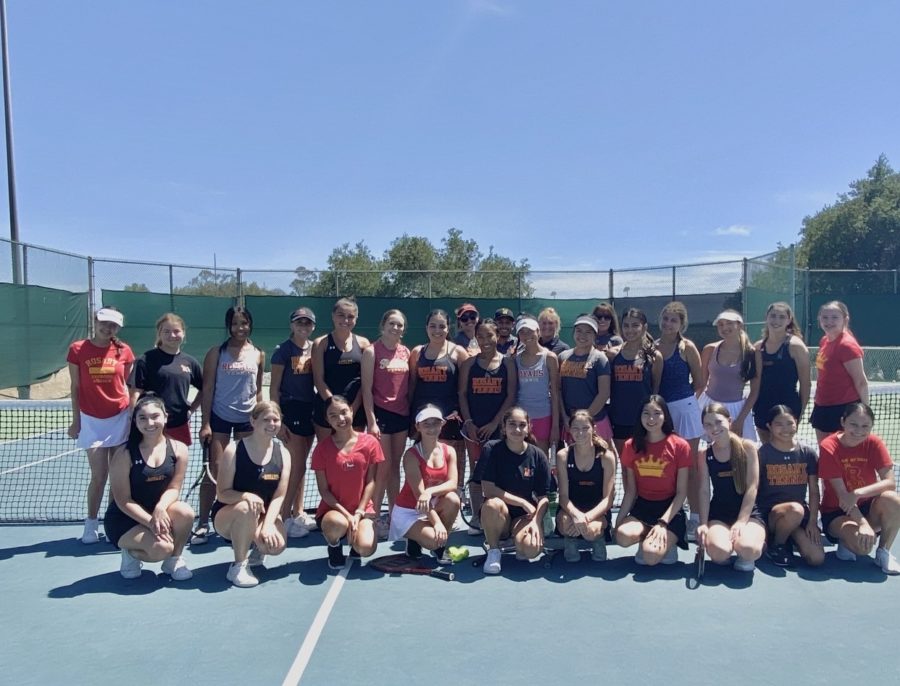 Rosary's amazing tennis team!