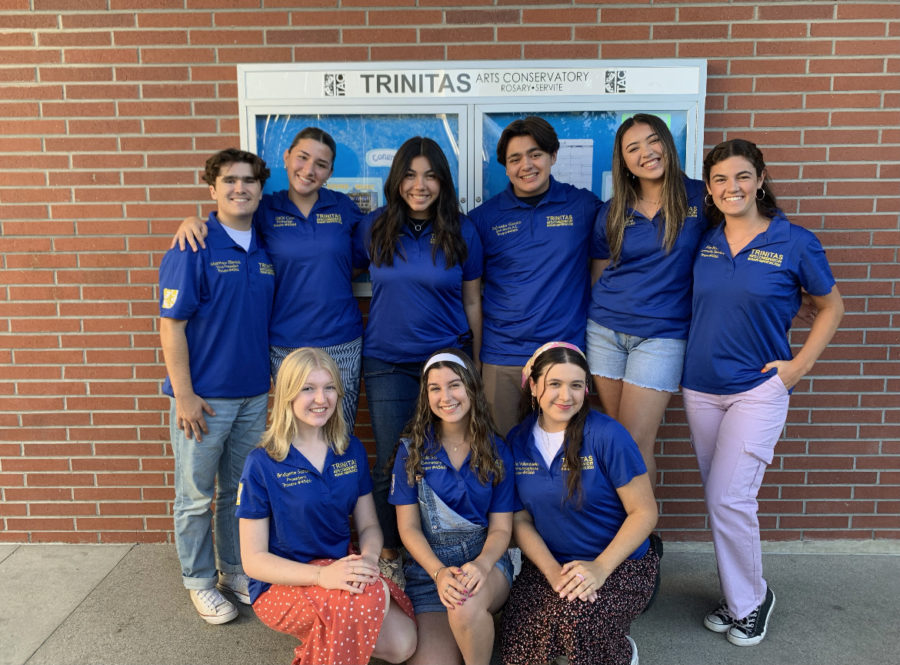 The Thespian Board at the beginning of this year! (Photo Provided by Layla Valenzuela'23)