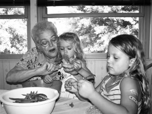 Francesca McGuire '23 in the arms of her one of a kind Nonni, who passed in 2022.