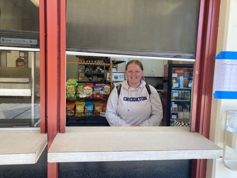 Senior Anna Jordan treasures her friendship with Rosary's wonderful cooks. (Photo provided by Anna Jordan).