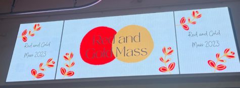 Started the day with the 53rd annual Red and Gold Kickoff Mass!
