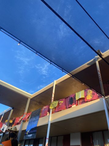 My back still hurts from painting these posters. (Photo credit: Brynn Beauchamp 23)