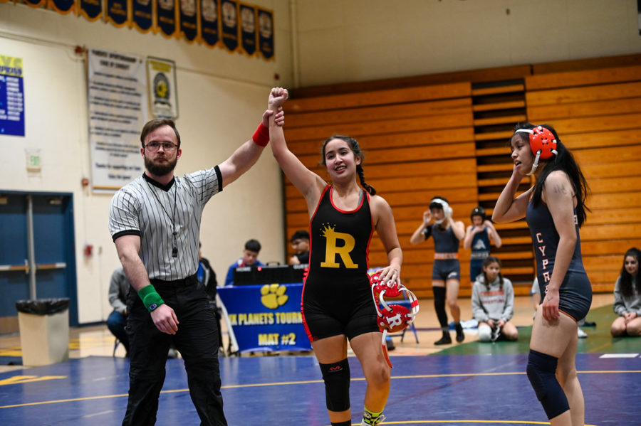 Wrestling captain Marisol Reza is heading to CIF