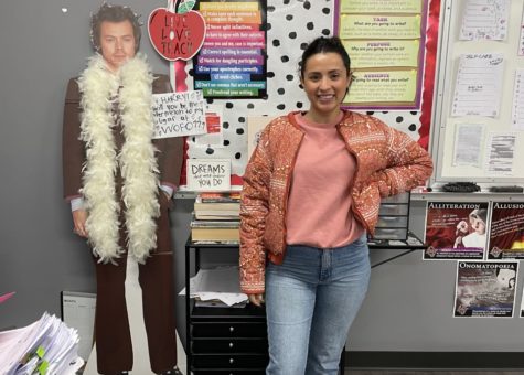 Pink is definitely Mrs. Langenwalters color. (Photo credit: Julianna Ortiz)