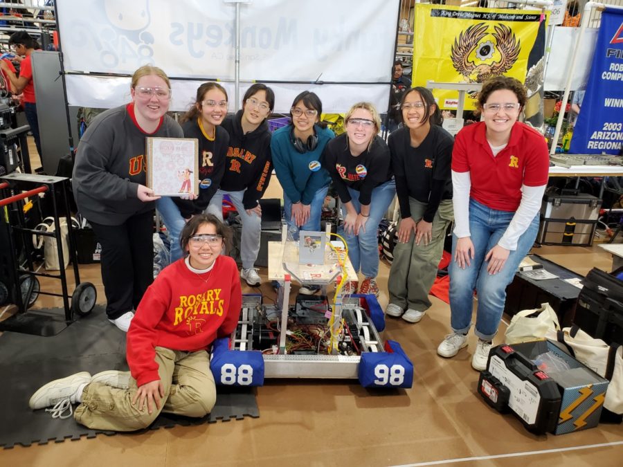 Rosary's 2023 Rebel Robotics Team