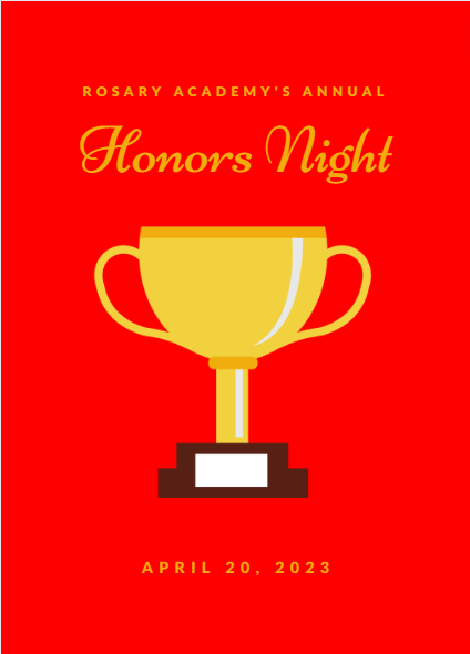 Honors Night is this Thursday. (Photo credit: Daniela Arias '23)