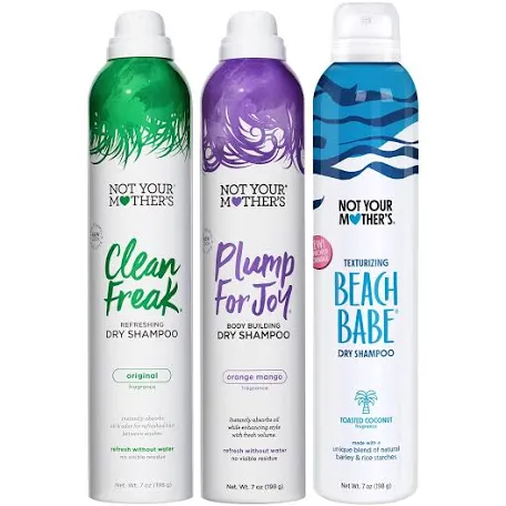 
Not Your Mother's has multiple products that cater towards the texture of your hair. I always purchase Beach Babe (the blue bottle).
