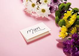 Flowers and a card are always the best way to seal a Mother's Day gift.
