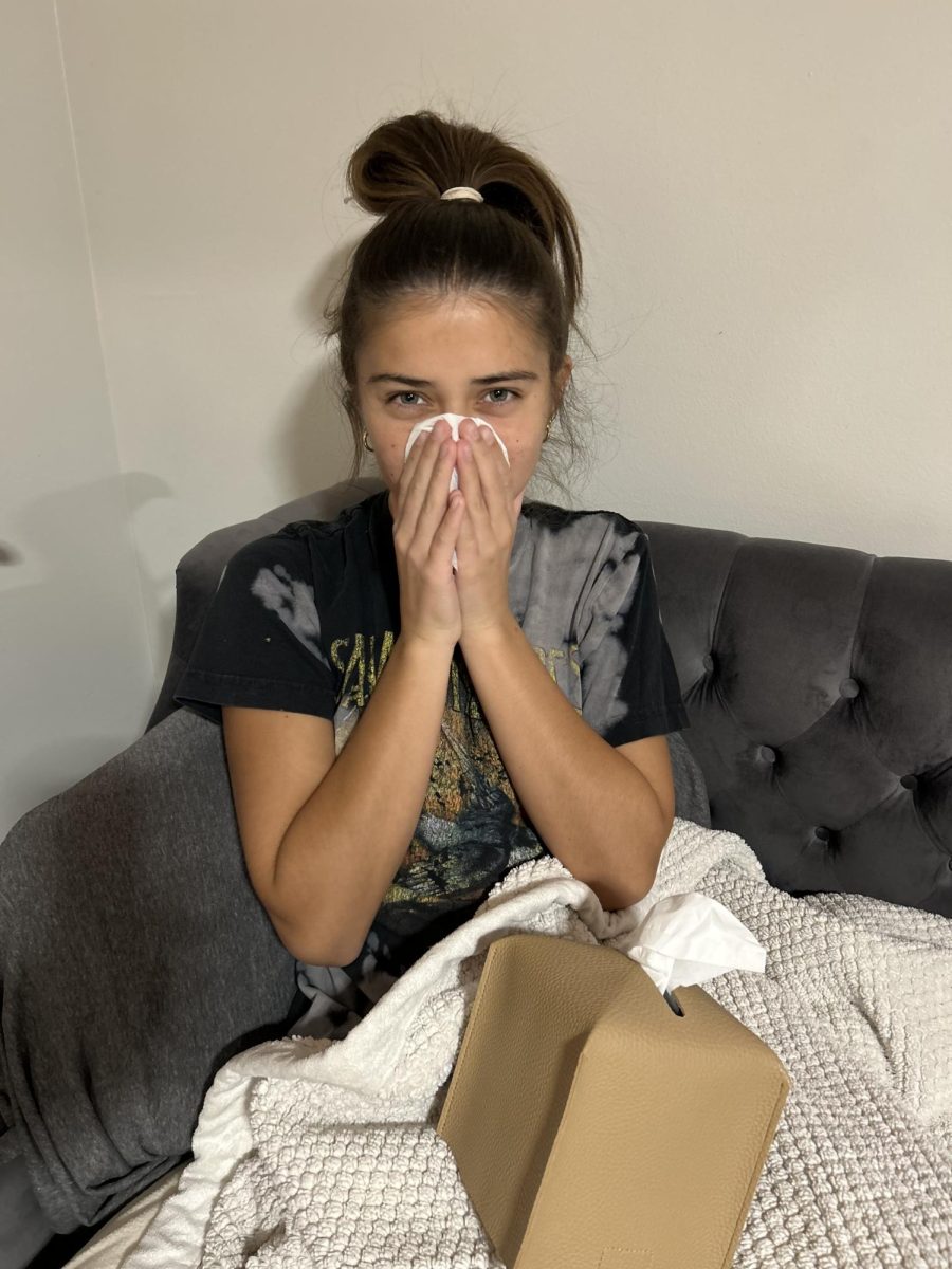 Zoe Borowski 24 managed to catch the Royal Plague. 