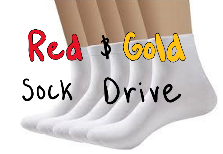 Don't forget to donate new crew socks!