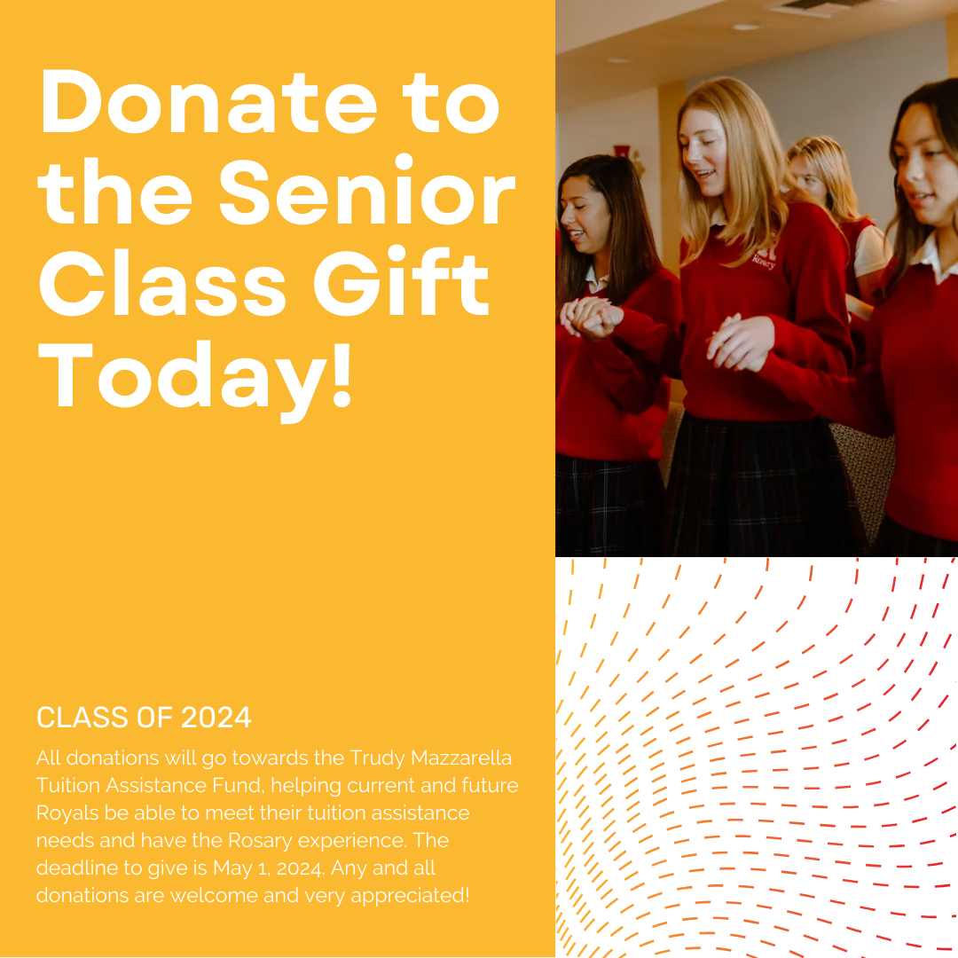 All donations to this year's senior class gift are very appreciated!