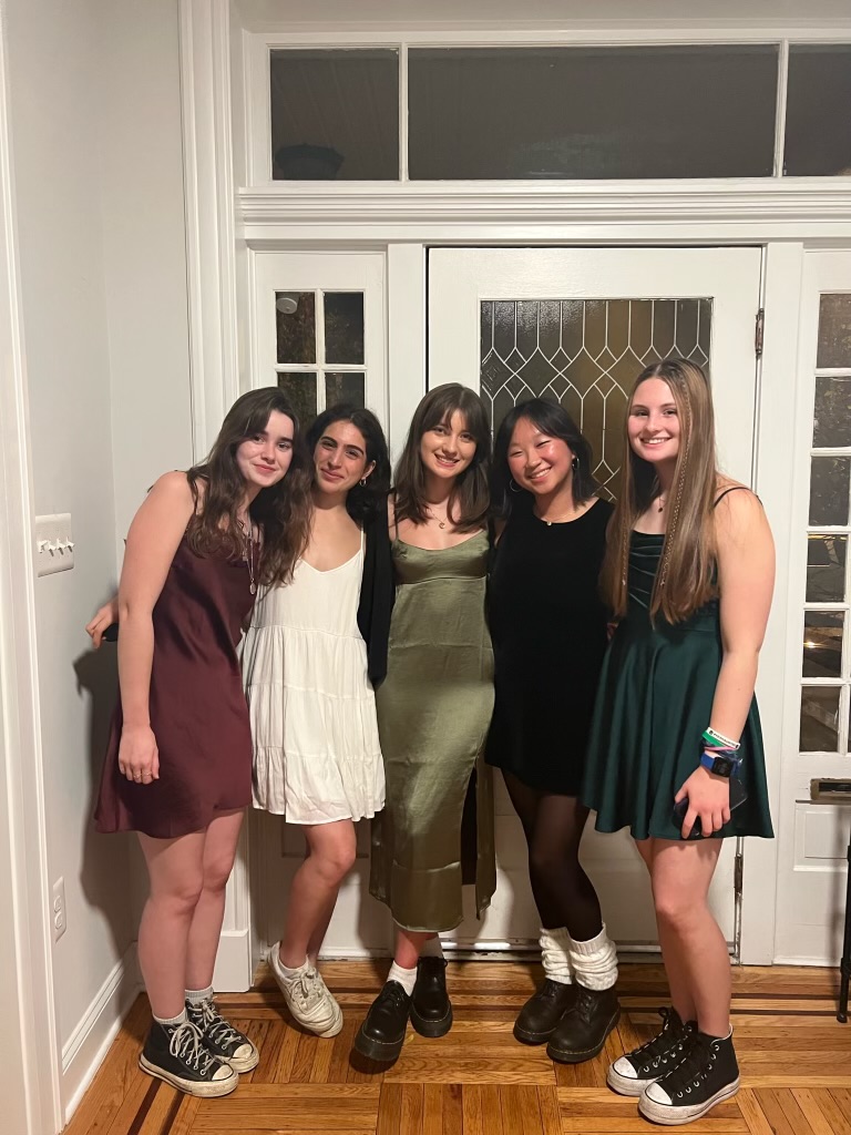 Emma with her friends at John Hopkins.