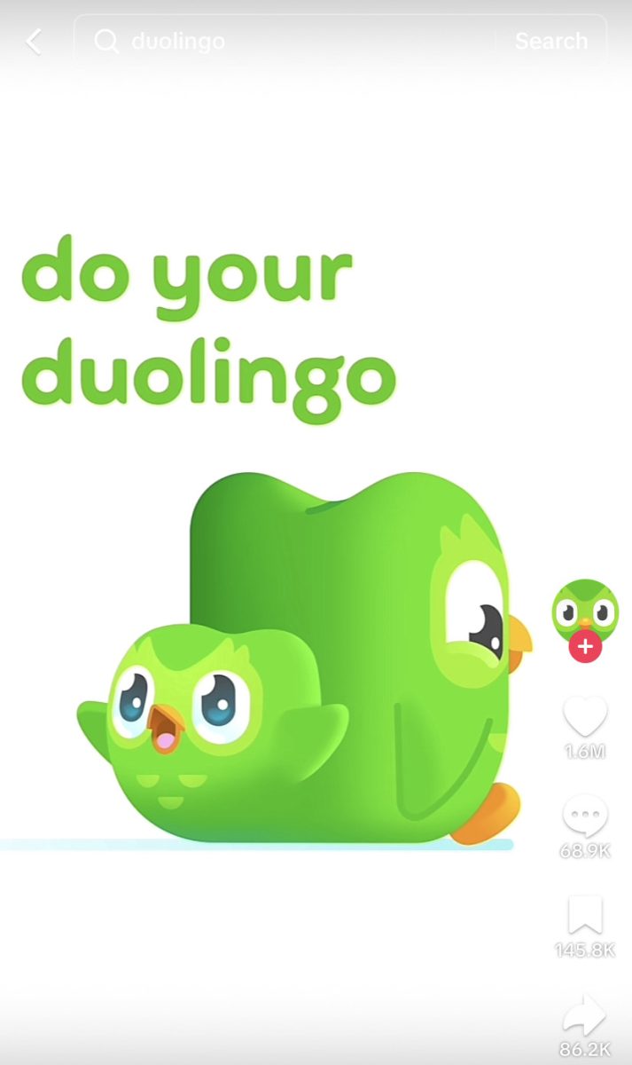 It's ads like these that encourage unknowing people to start practicing their Duolingo skills.