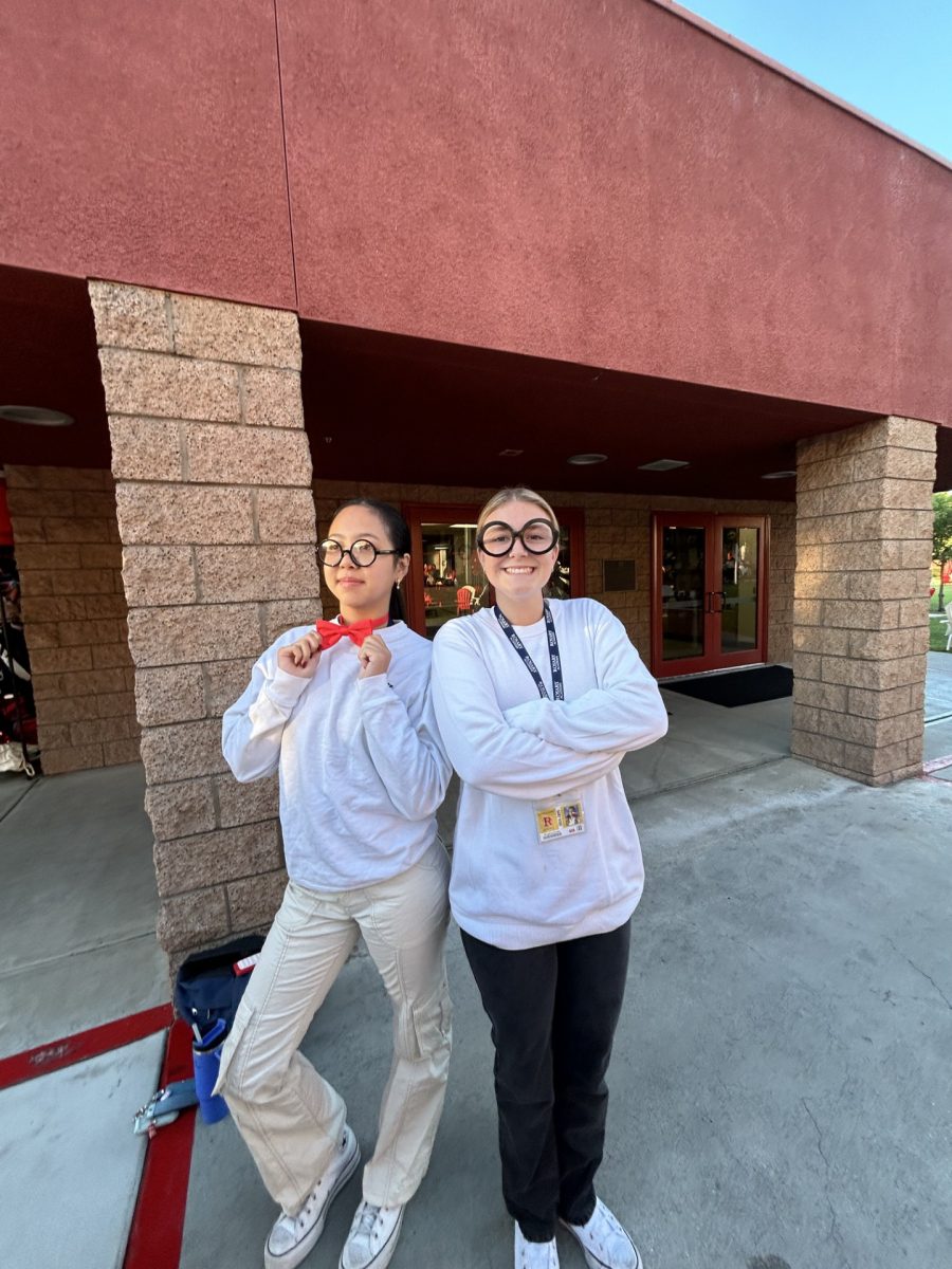 Parker and I dressed up as Mr. Peabody and Sherman.