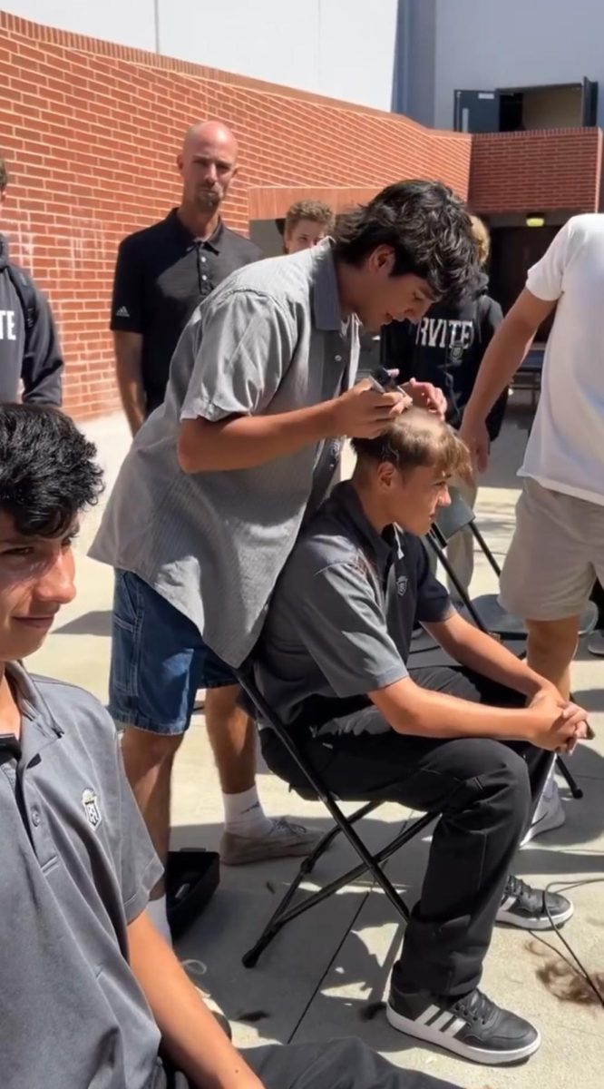 Friars getting fresh cuts before the big game on Friday. 