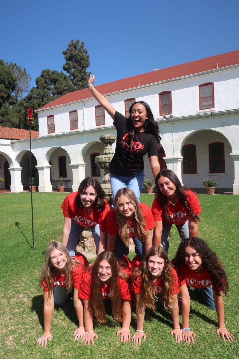 Here are some of our seniors doing the iconic Kairos pyramid!