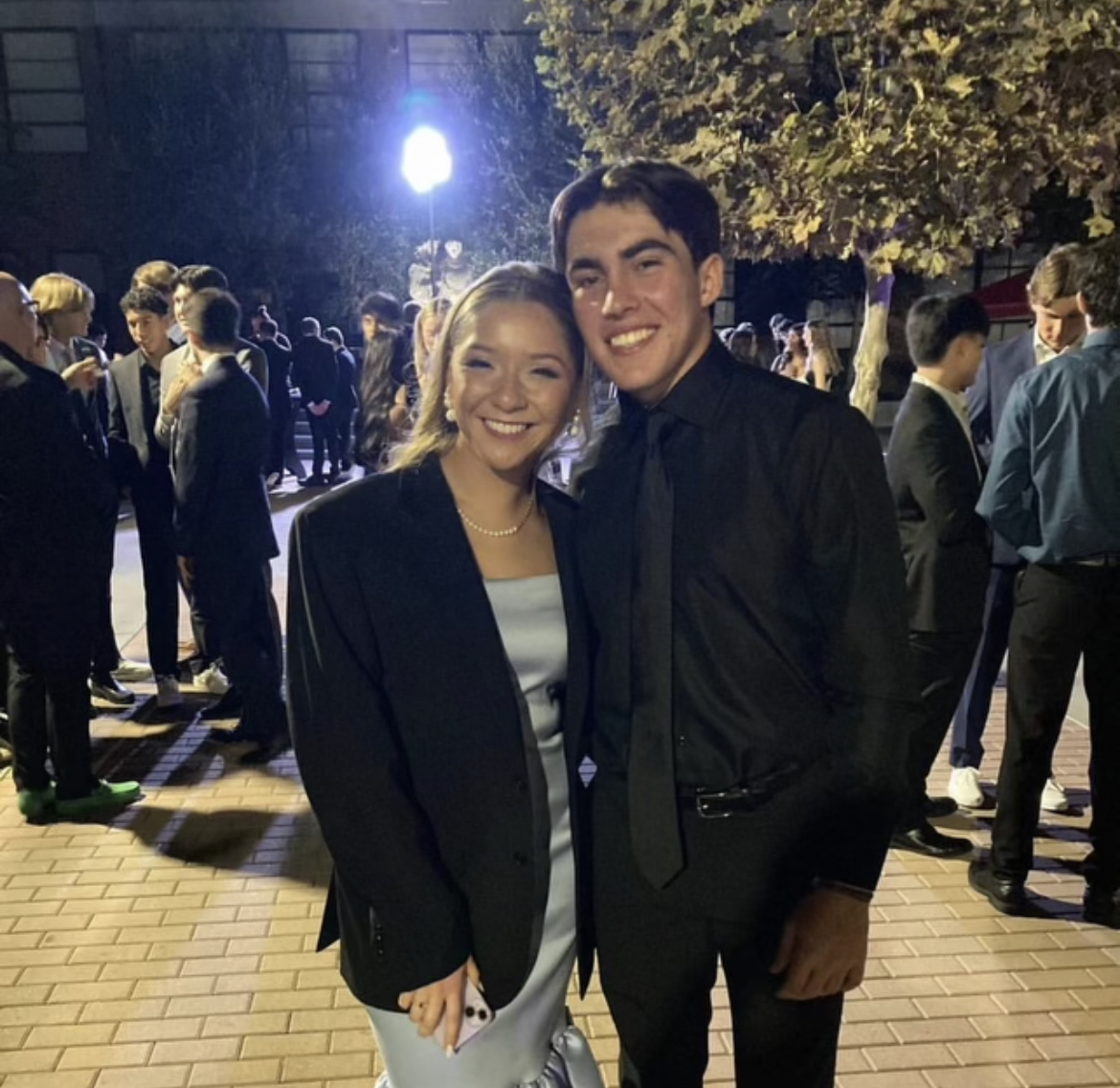 Michaela Watson '26 & Gavin Barnard '26 at the Homecoming dance (Photo Provided by Michaela Watson)