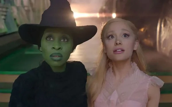 Ariana Grande and Cynthia Erivo play Galinda and Elphaba in Chu's 2024 movie adaptation, "Wicked."