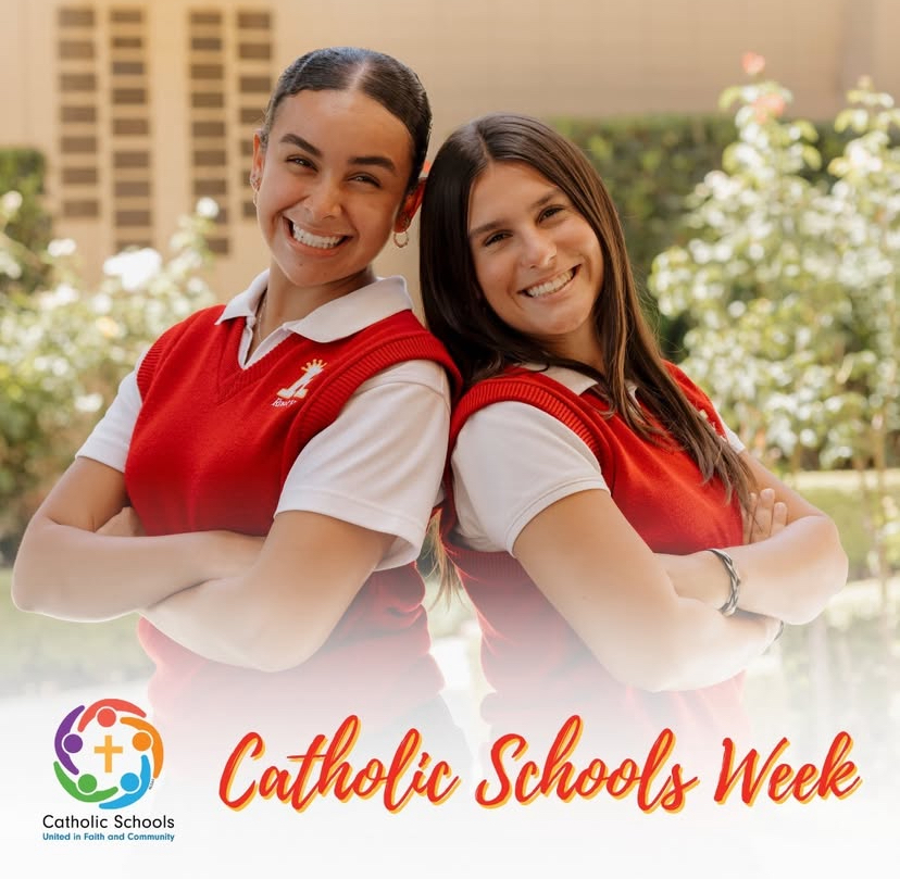 This week is a great opportunity to appreciate the amazing opportunity we have to be able to attend a Catholic school. 