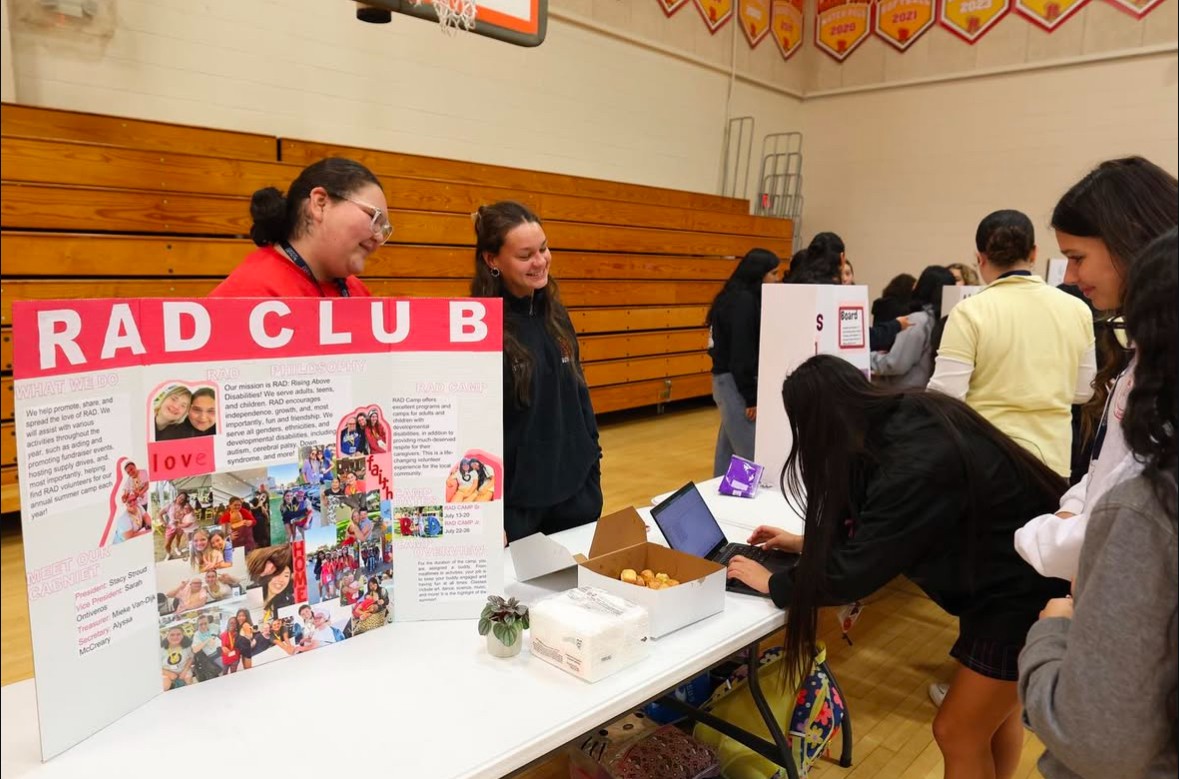 Many students were able to sign up for new clubs!