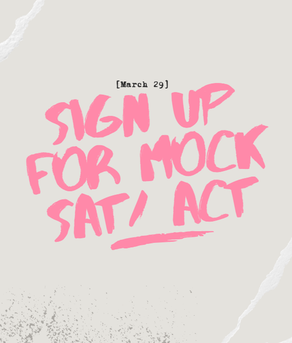 It's not too late to sign up for mock testing at Rosary. 